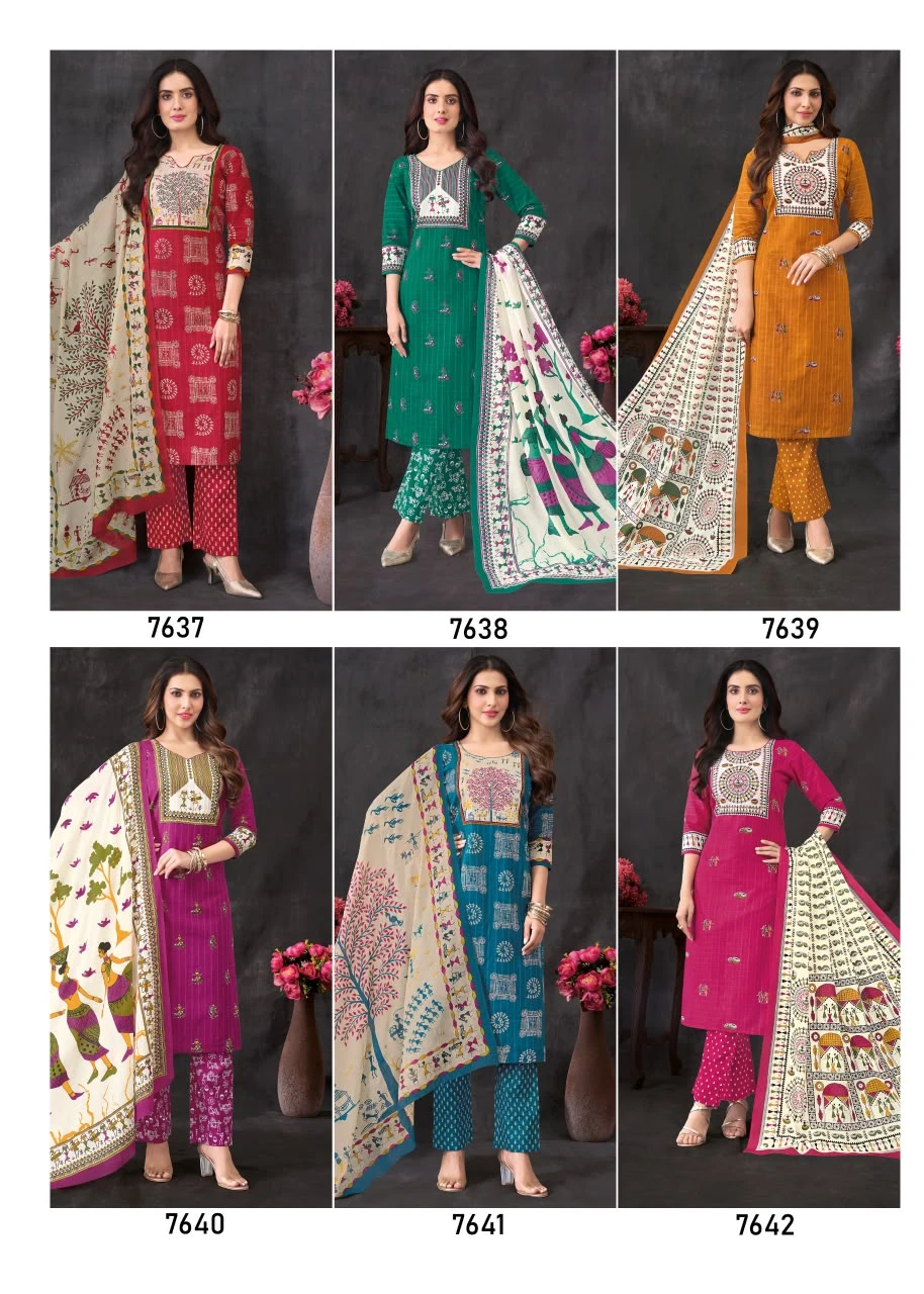 Aarvi Warli Vol 1 - Readymade Dress 11