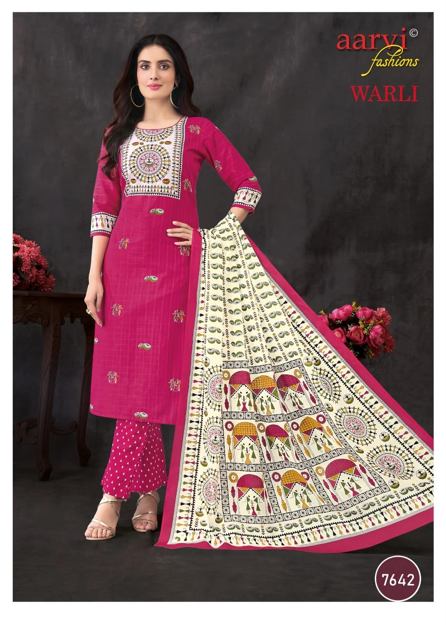 Aarvi Warli Vol 1 - Readymade Dress 7
