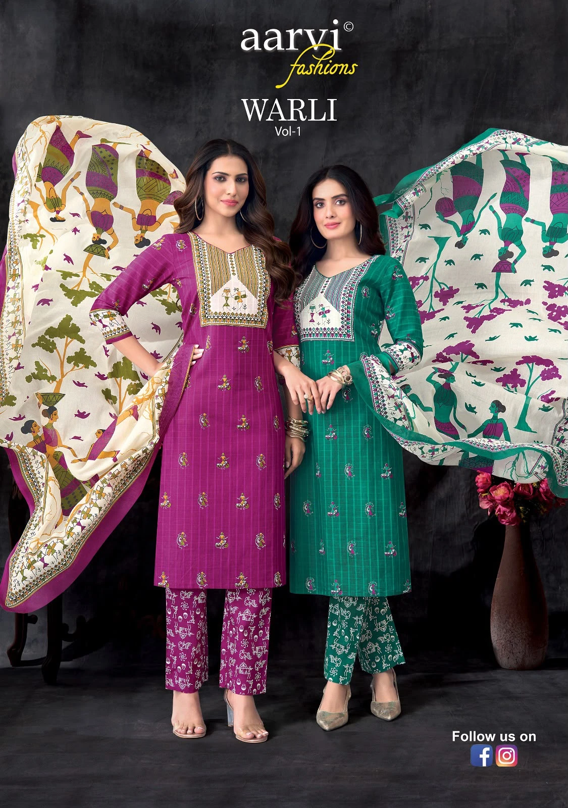Aarvi Warli Vol 1 - Readymade Dress 8