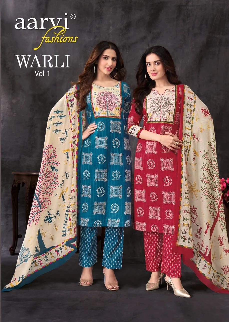 Aarvi Warli Vol 1 - Readymade Dress 9