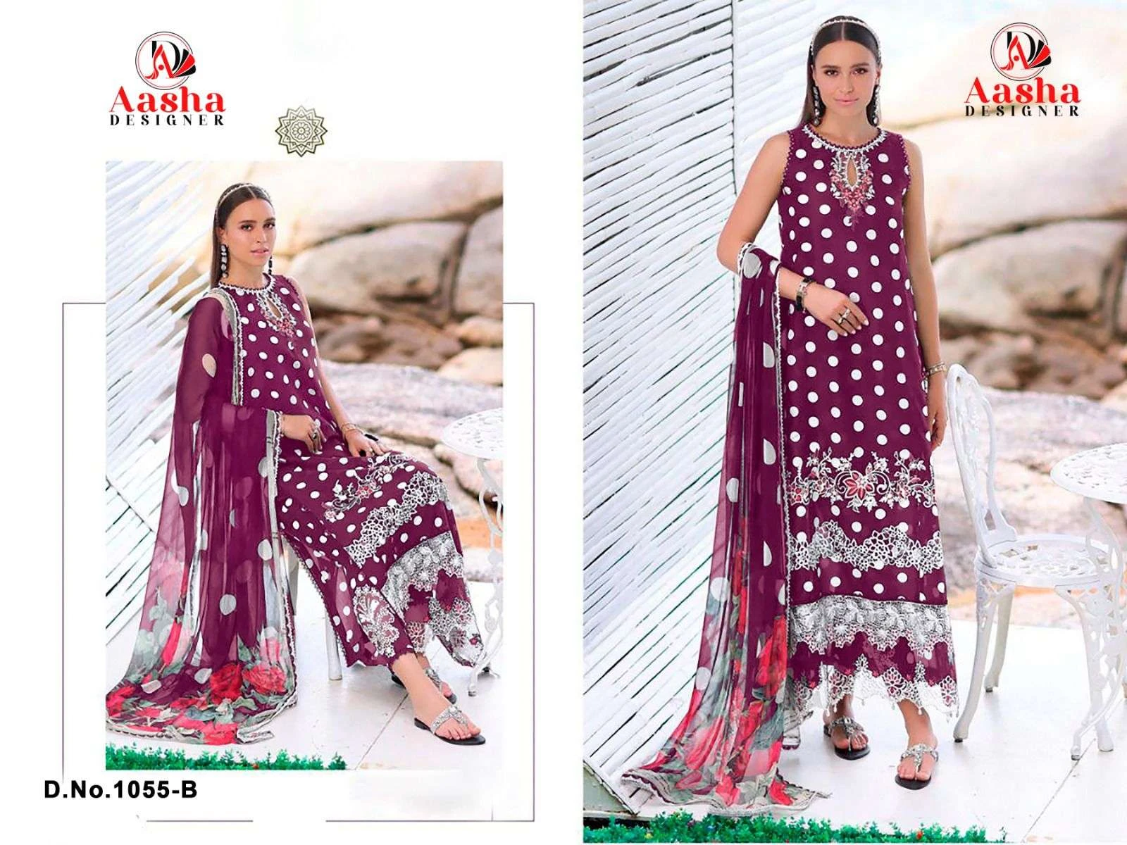 Aasha Designer Design No - 1054-10