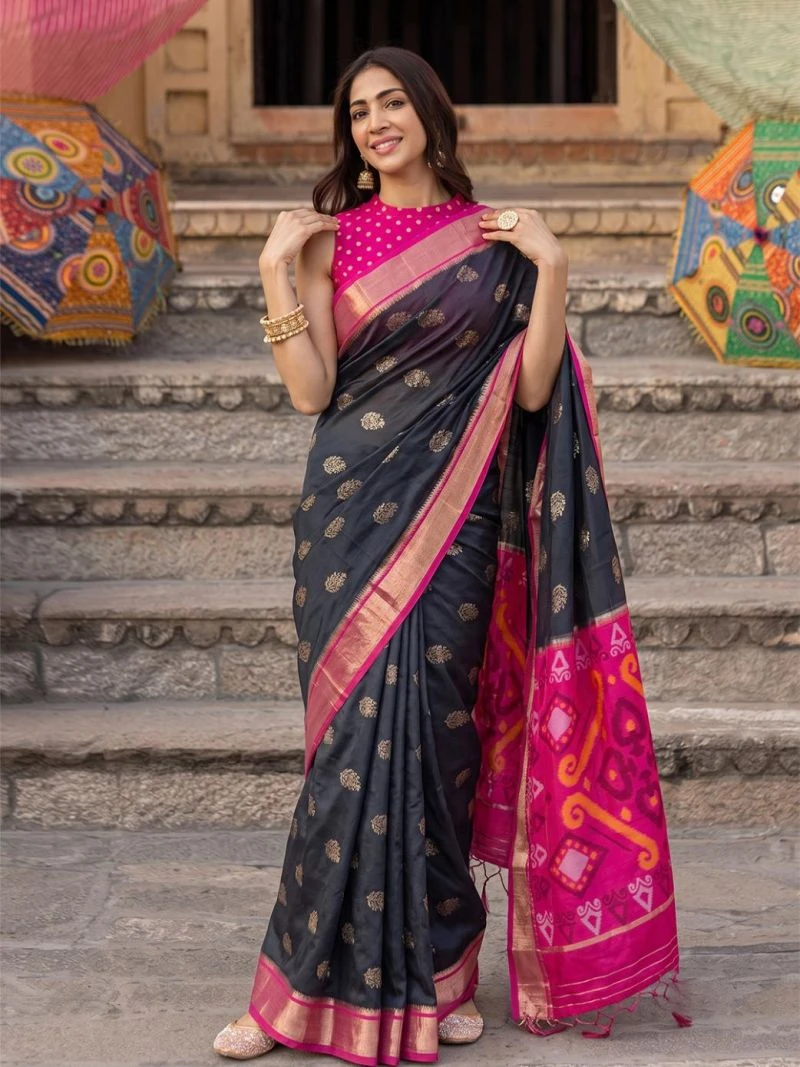 Ast Rivaaz Silk Soft Silk Pochampally Festival Saree Collection