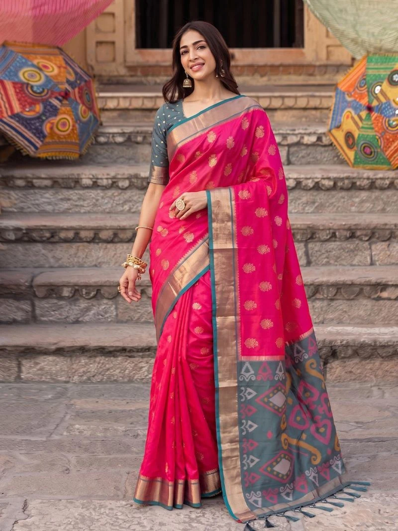 Ast Rivaaz Silk Soft Silk Pochampally Festival Saree Collection
