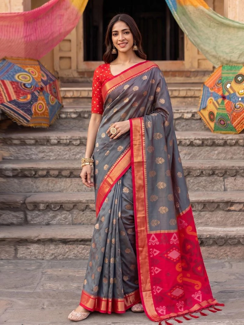 Ast Rivaaz Silk Soft Silk Pochampally Festival Saree Collection