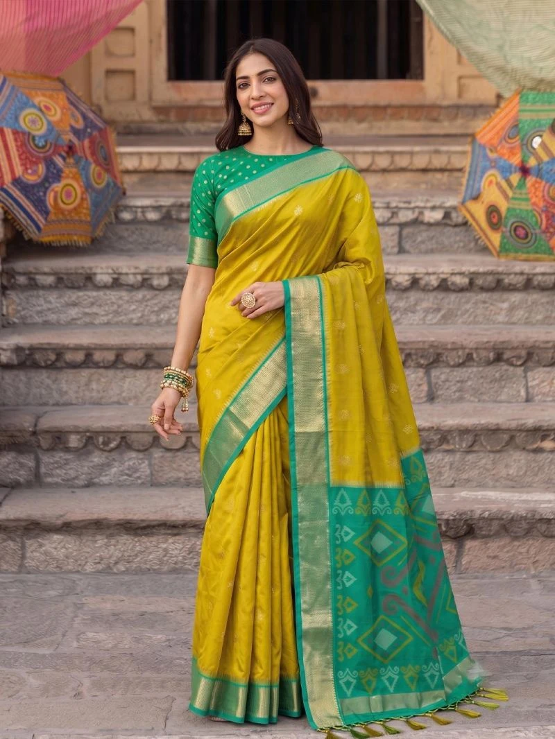 Ast Rivaaz Silk Soft Silk Pochampally Festival Saree Collection