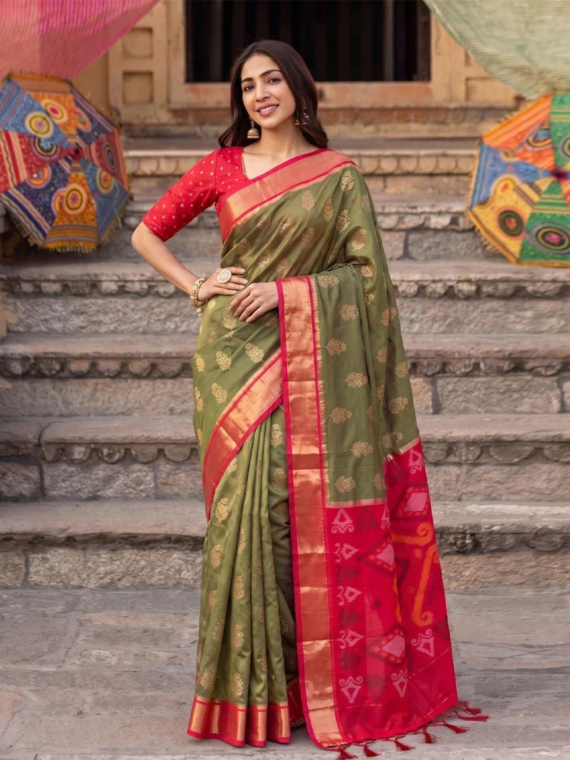 Ast Rivaaz Silk Soft Silk Pochampally Festival Saree Collection