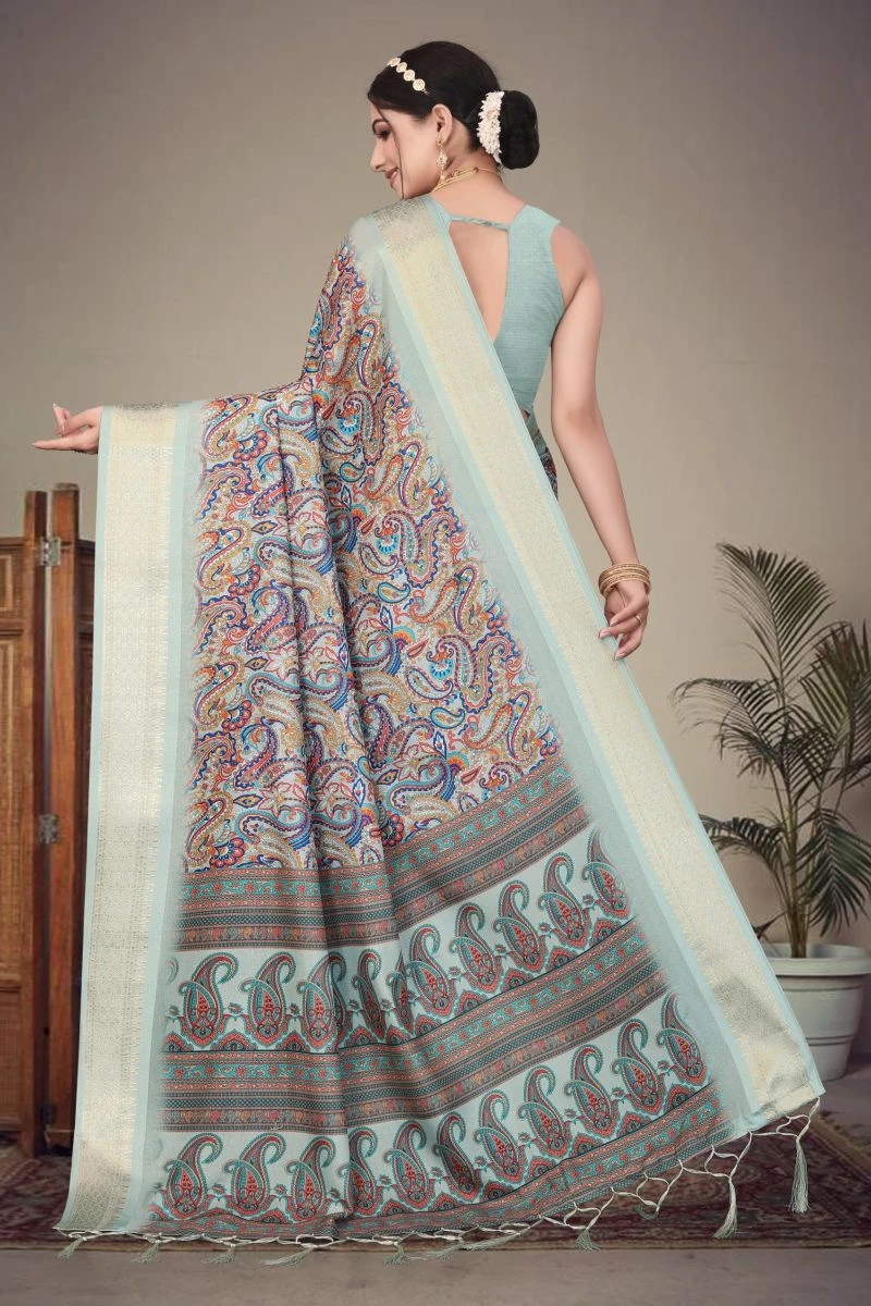 Axali 1 Cotton Silk Digital Printed Saree Collection