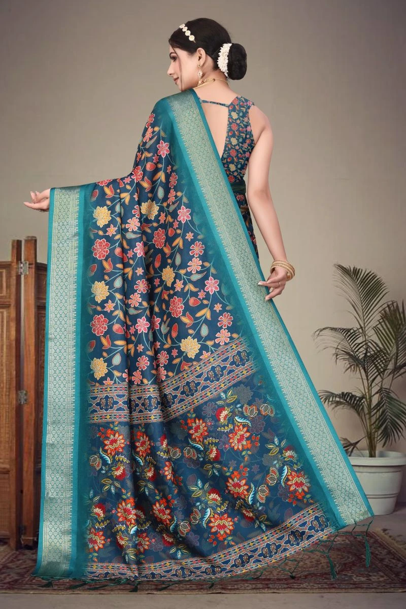 Axali 1 Cotton Silk Digital Printed Saree Collection