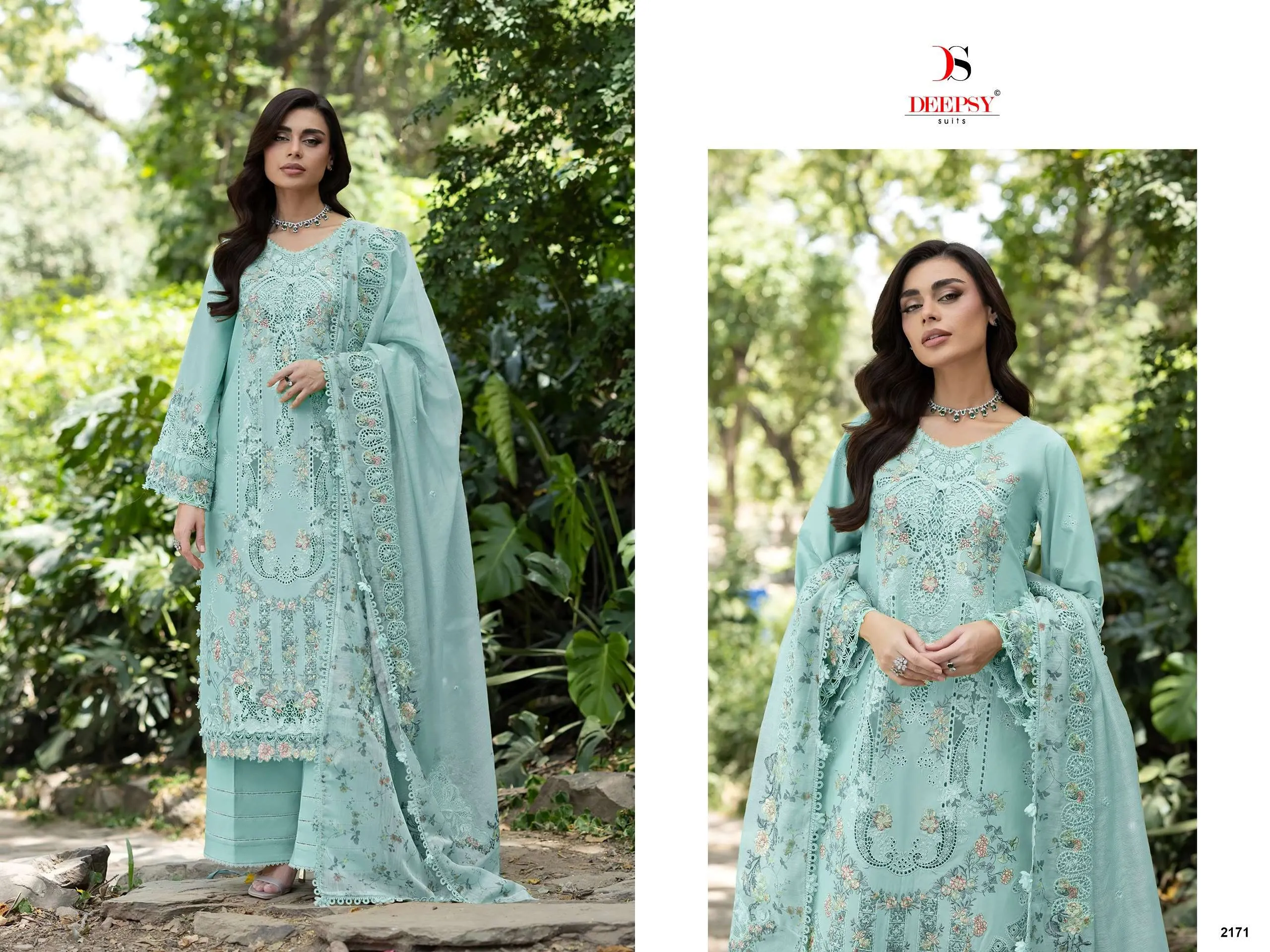 Deepsy Suits Elaf Premium Luxury Lawn Collection Vol 9