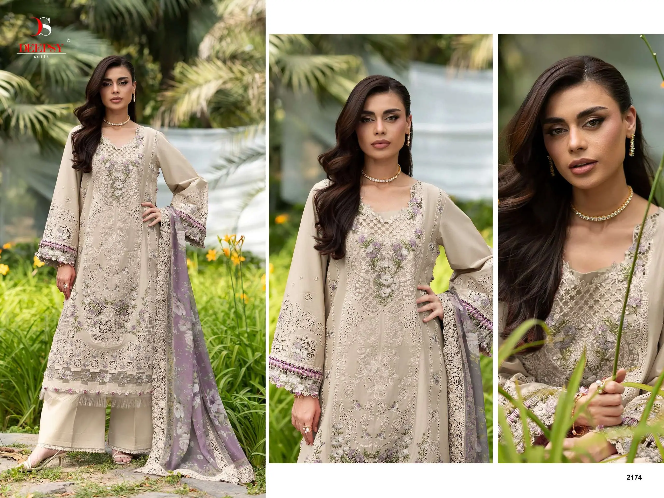 Deepsy Suits Elaf Premium Luxury Lawn Collection Vol 9