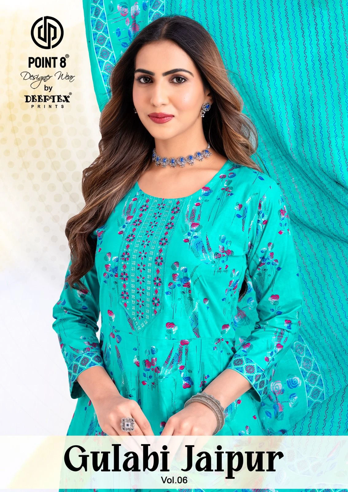Deeptex Gulabi Jaipur Vol 6 - Readymade Dress 1