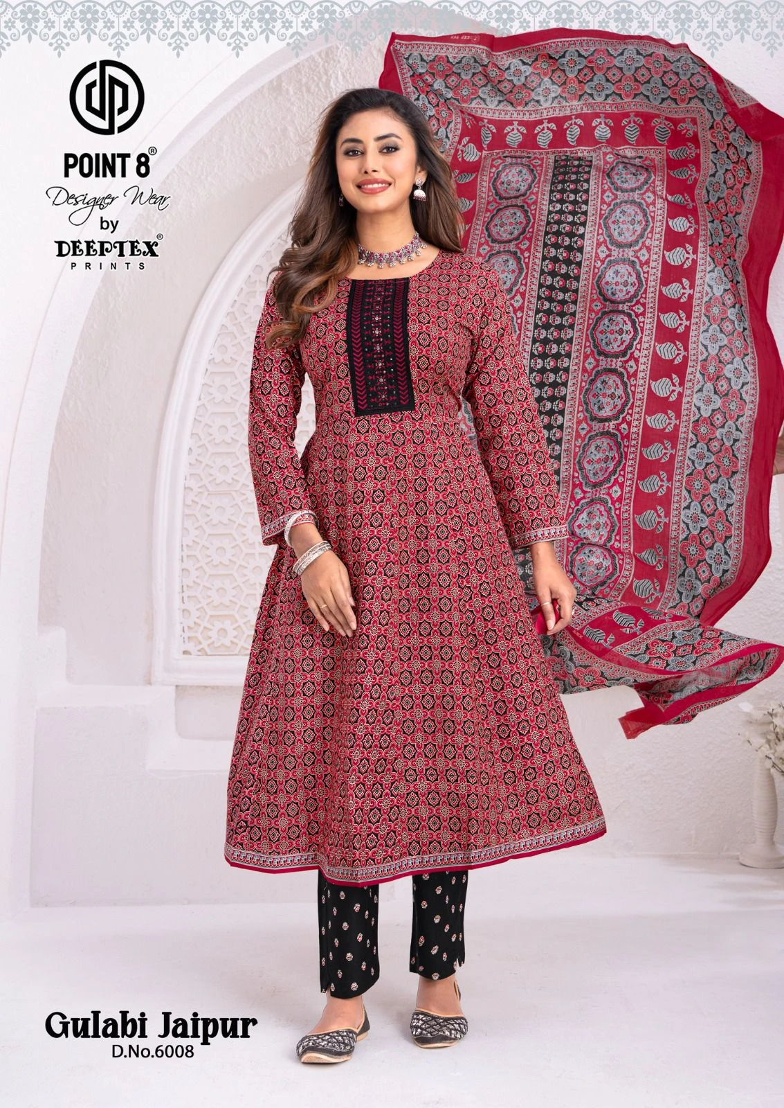 Deeptex Gulabi Jaipur Vol 6 - Readymade Dress 2