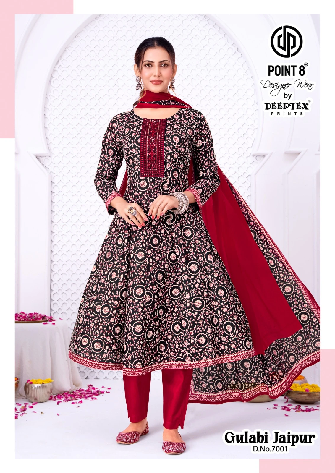 Deeptex Gulabi Jaipur Vol 7 - Readymade Dress 3