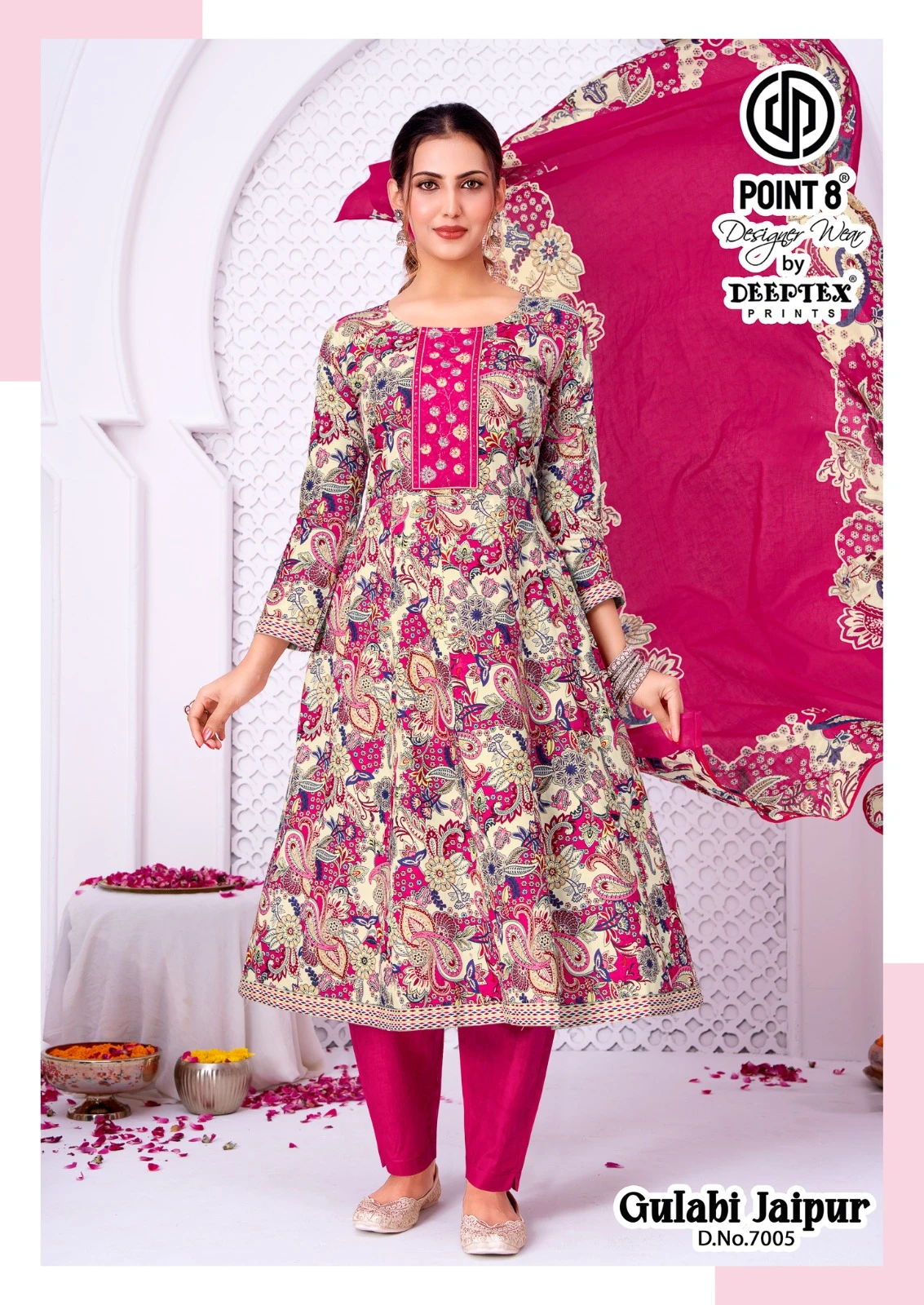 Deeptex Gulabi Jaipur Vol 7 - Readymade Dress 6