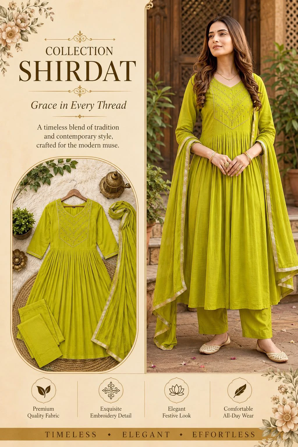 Designer Kurti Plazzo Set 3