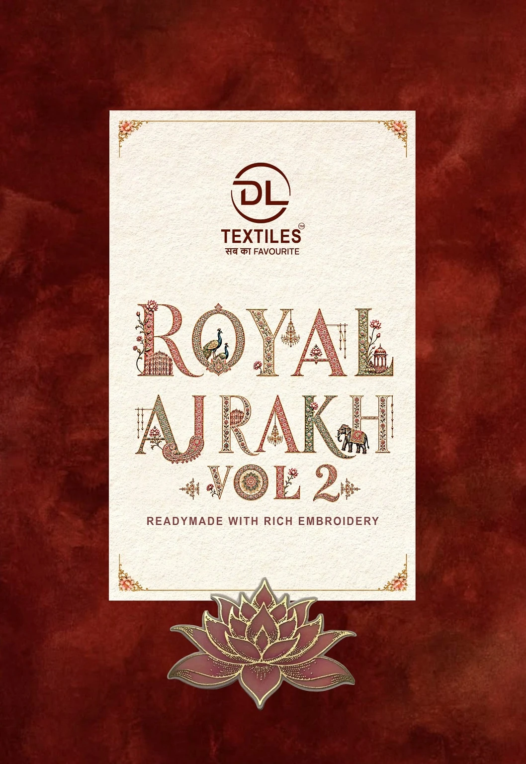 DL Royal Ajrakh Vol 2 - Readymade Dress