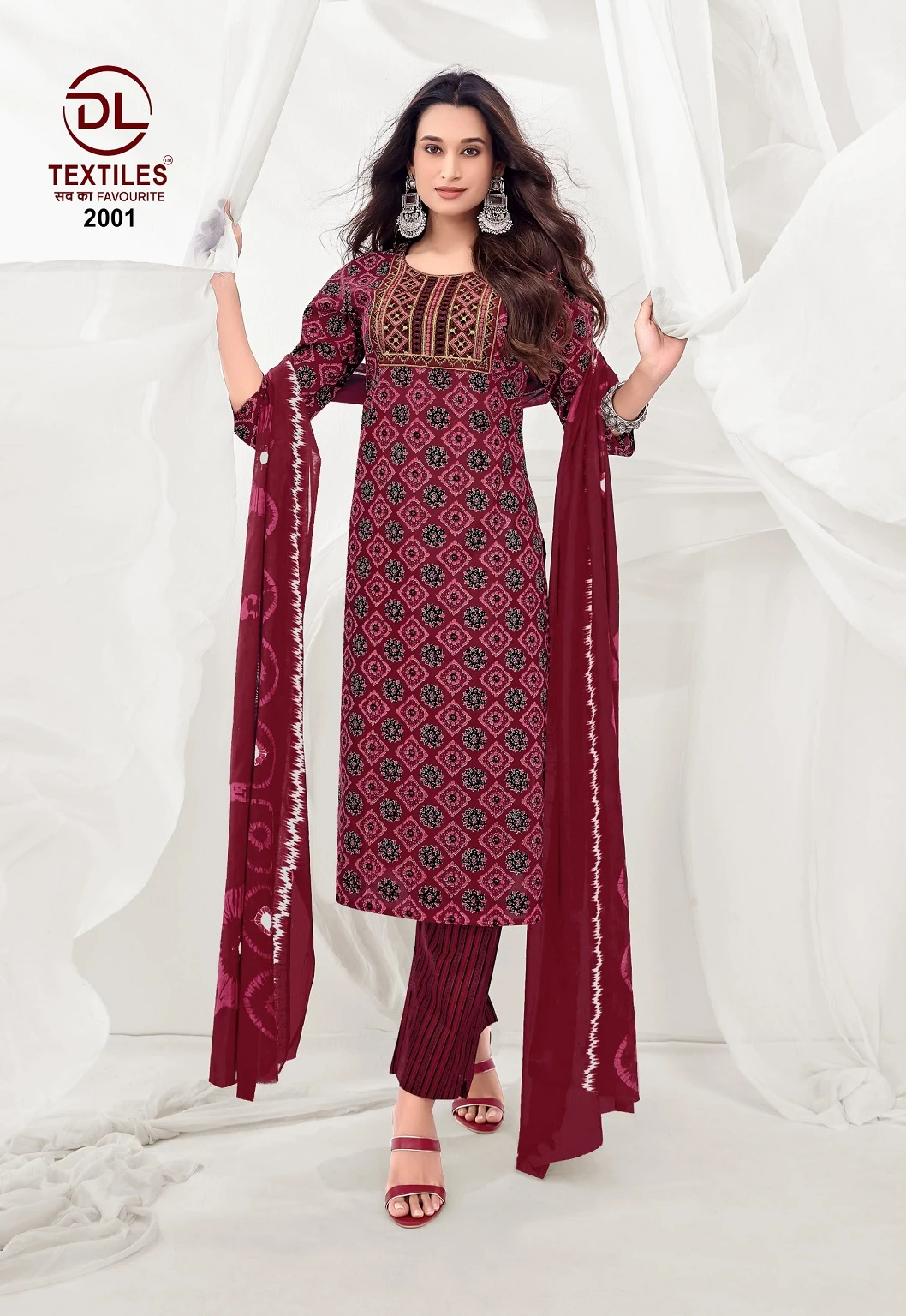DL Royal Ajrakh Vol 2 - Readymade Dress 2