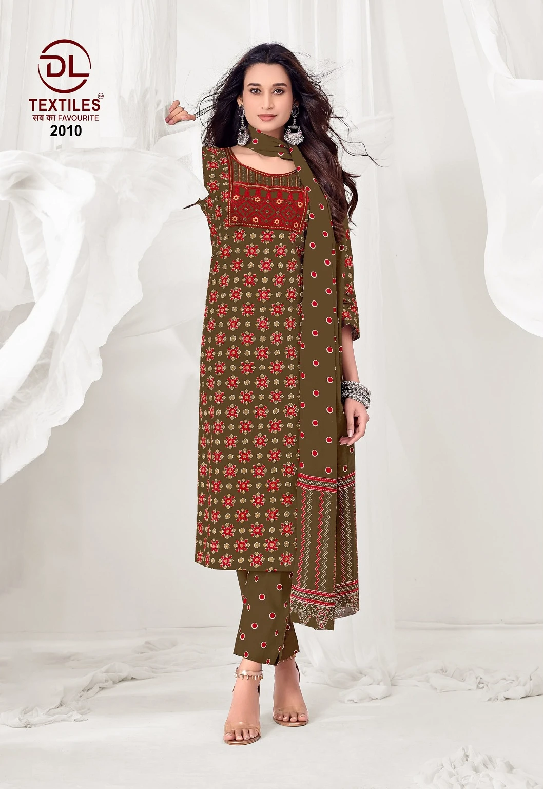 DL Royal Ajrakh Vol 2 - Readymade Dress 3