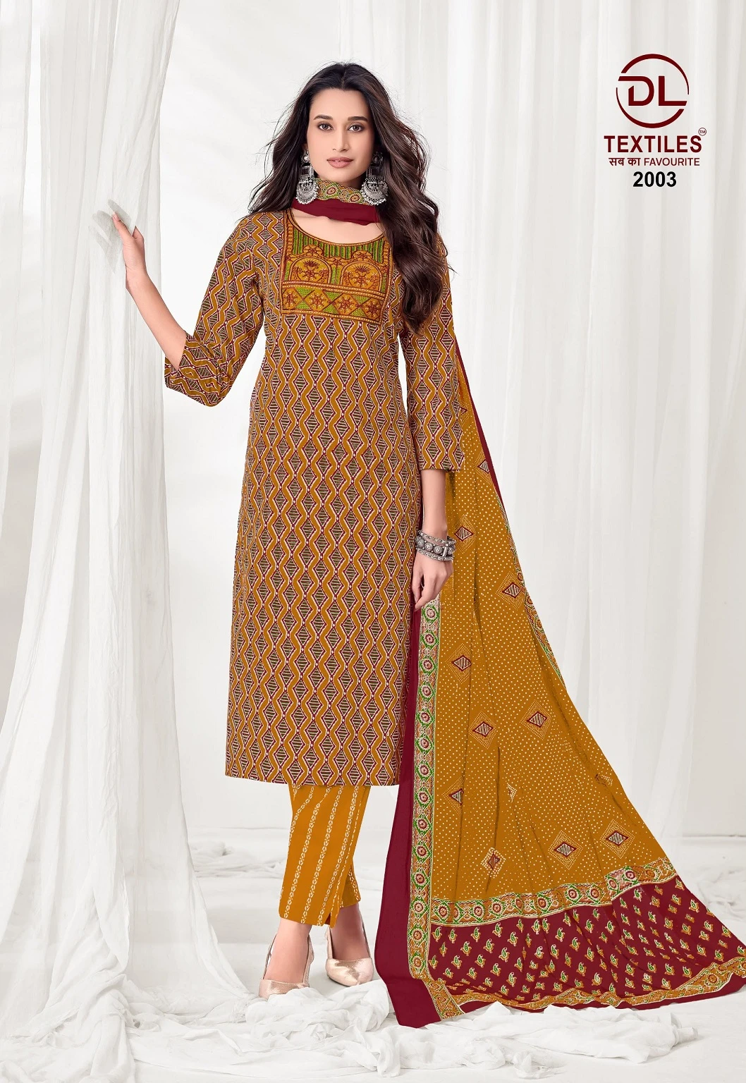 DL Royal Ajrakh Vol 2 - Readymade Dress 5