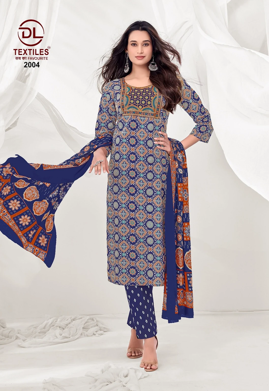DL Royal Ajrakh Vol 2 - Readymade Dress 6
