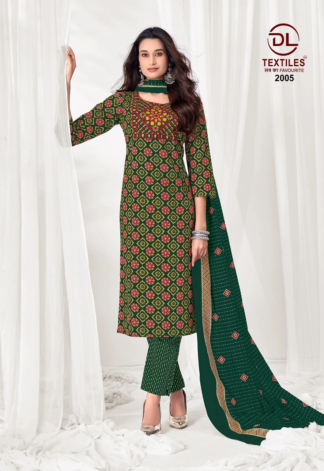 DL Royal Ajrakh Vol 2 - Readymade Dress 7