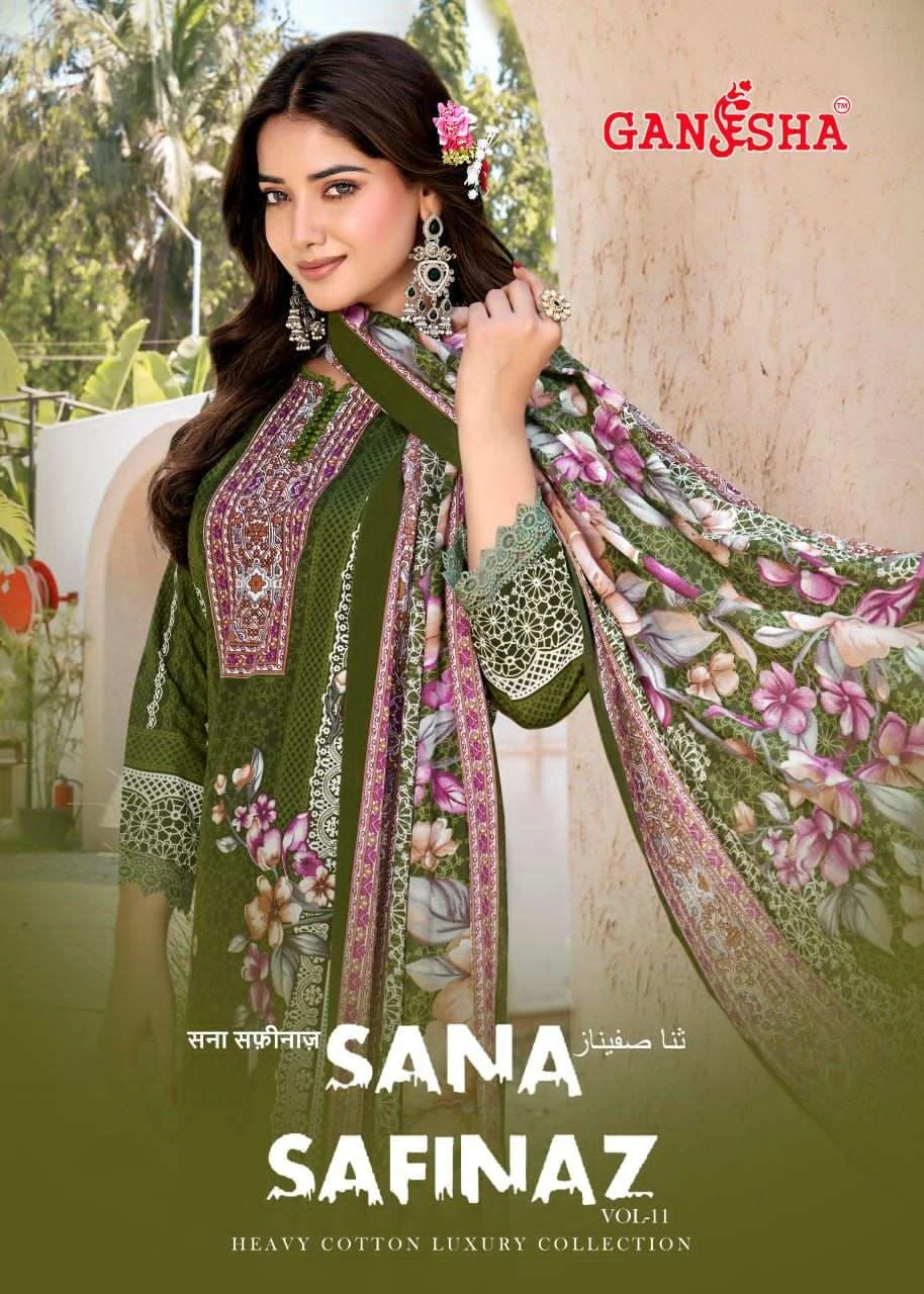 Ganesha Sana Safina Vol 11 - Readymade Dress