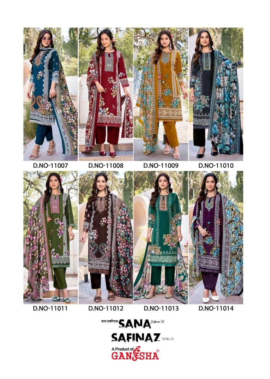 Ganesha Sana Safina Vol 11 - Readymade Dress 10