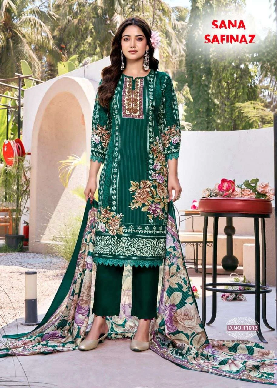 Ganesha Sana Safina Vol 11 - Readymade Dress 3