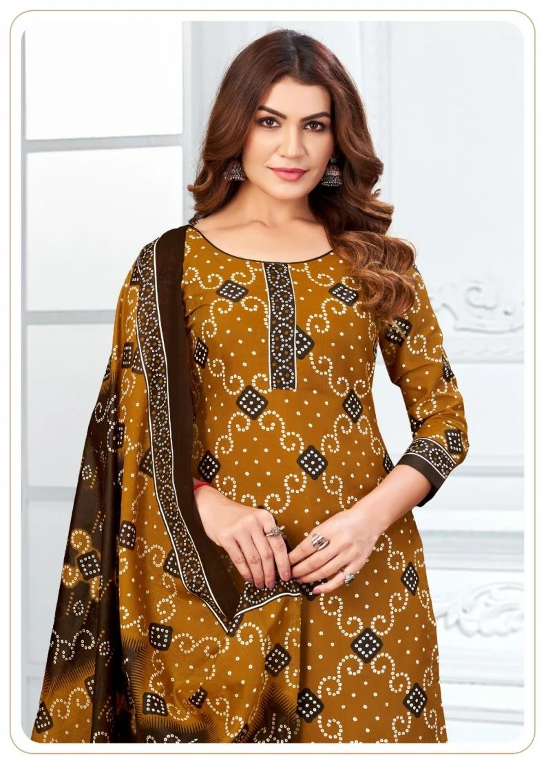 Ganeshji Bandhani Special Patiyala Vol 8 – Dress Material