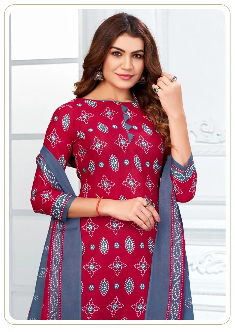 Ganeshji Bandhani Special Patiyala Vol 8 – Dress Material