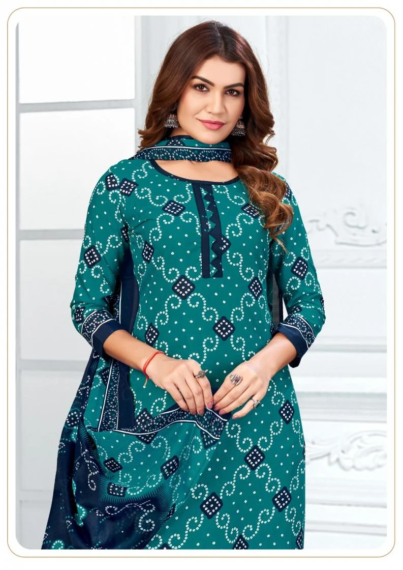 Ganeshji Bandhani Special Patiyala Vol 8 – Dress Material