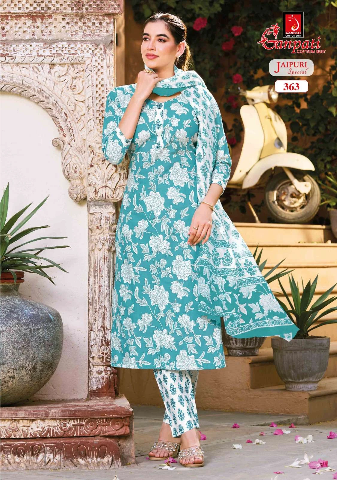 Ganpati Jaipuri Vol 18 - Readymade Dress 12