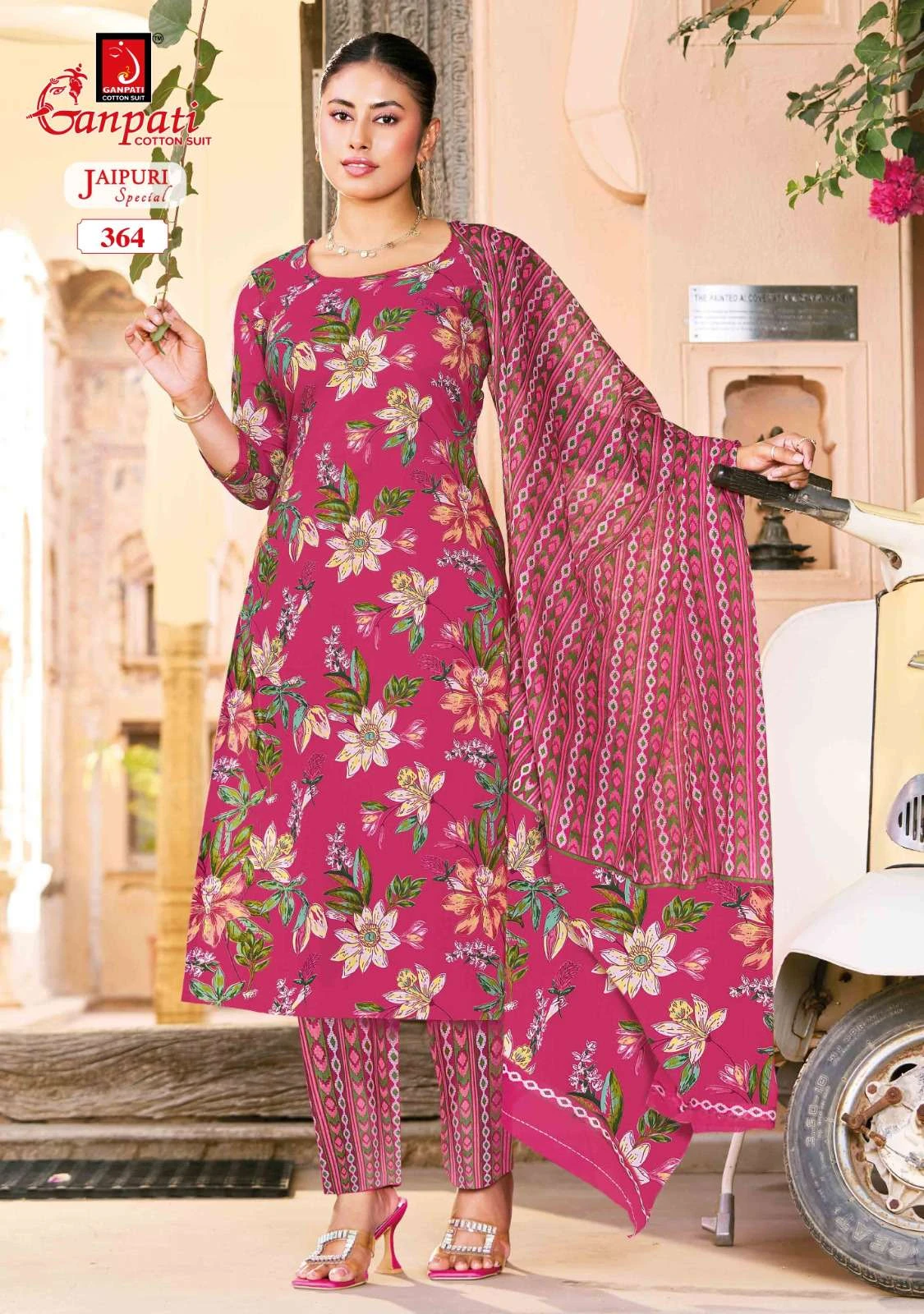 Ganpati Jaipuri Vol 18 - Readymade Dress 13