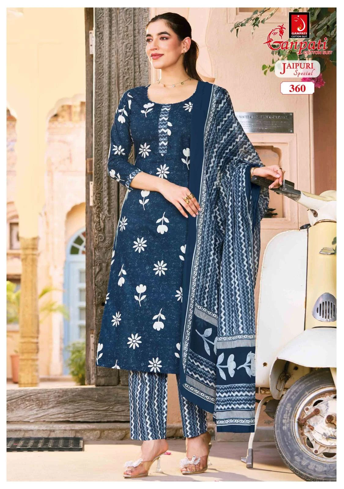 Ganpati Jaipuri Vol 18 - Readymade Dress 9