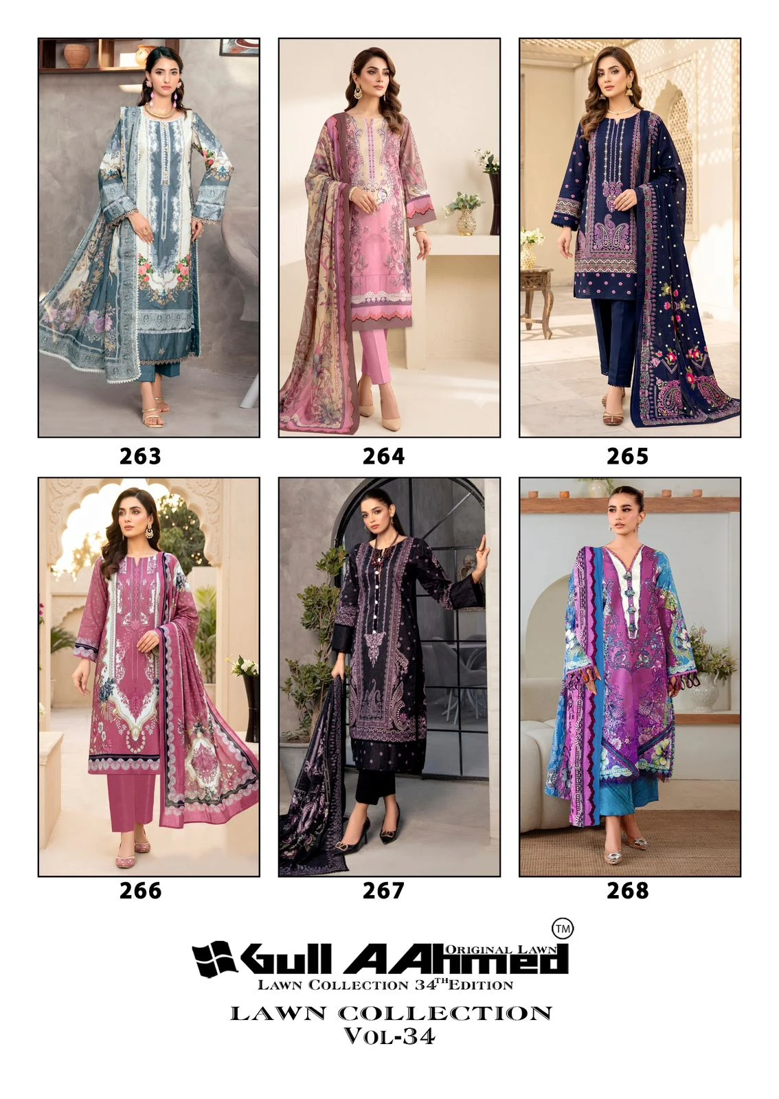 Gull Aahmed Lawn Vol 34 10
