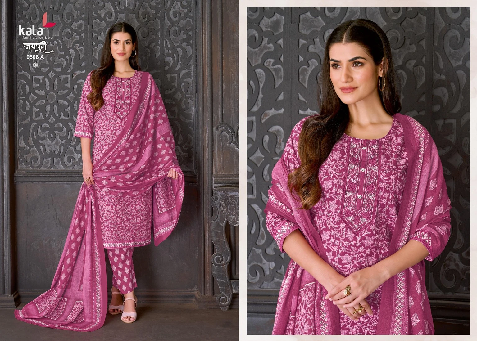 Kala Jaipuri Vol 10 - Readymade Dress 11