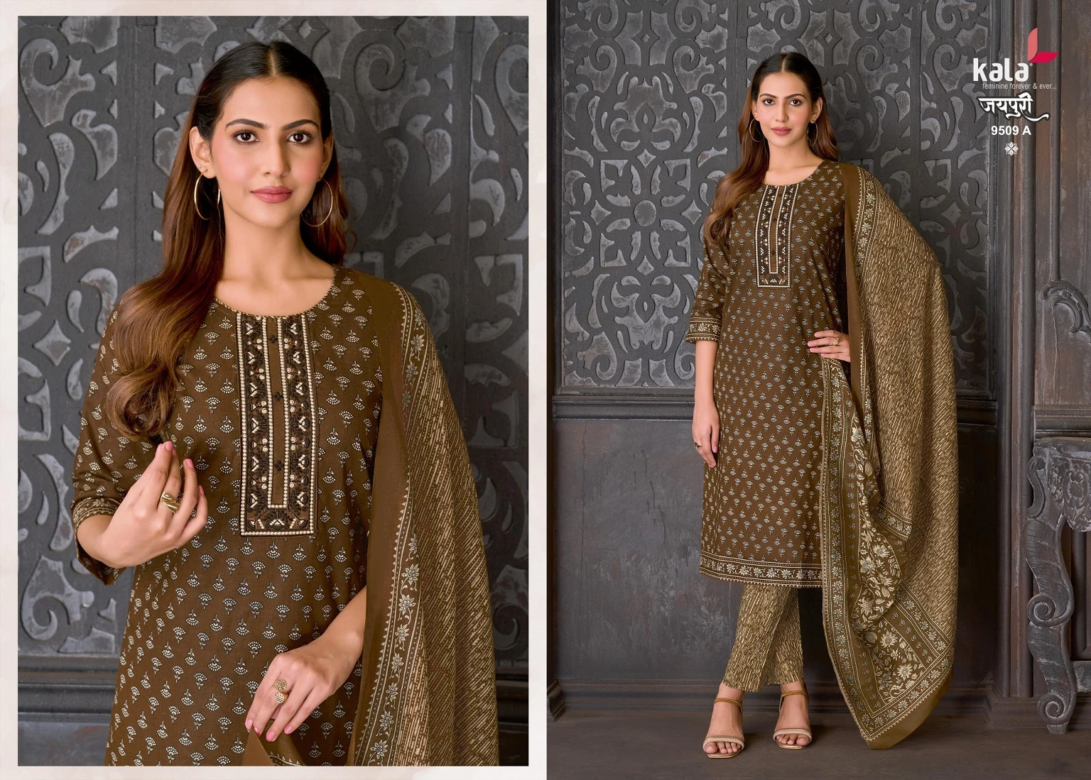 Kala Jaipuri Vol 10 - Readymade Dress 13