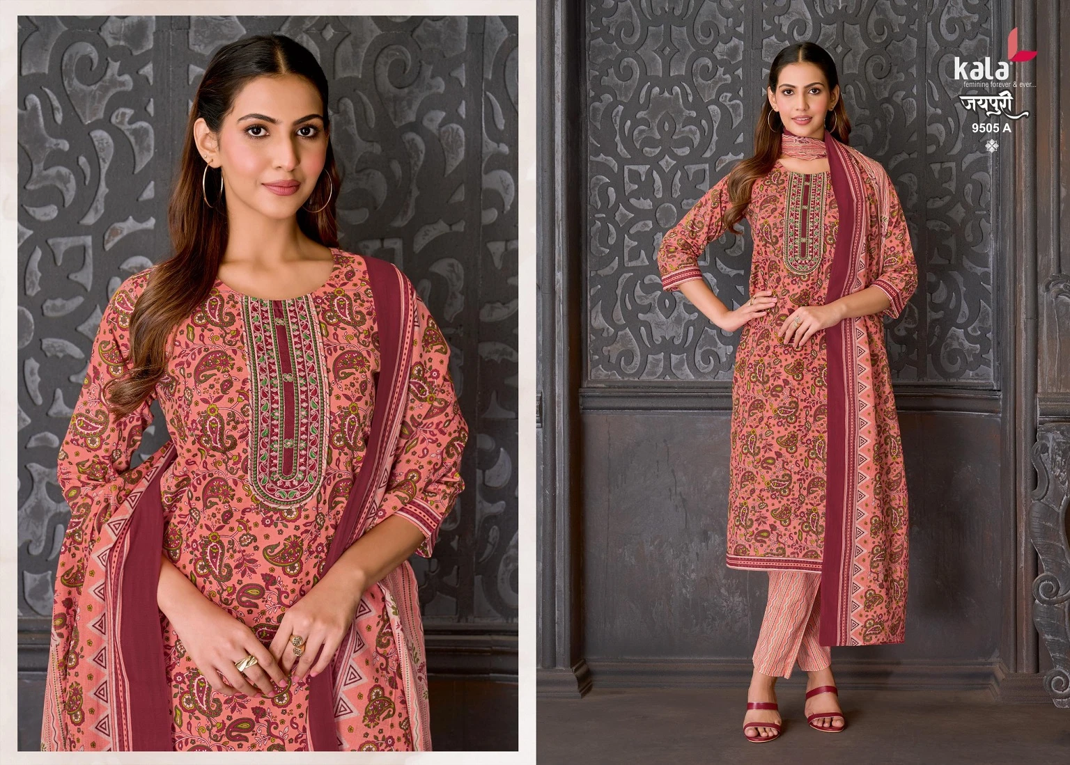 Kala Jaipuri Vol 10 - Readymade Dress 9