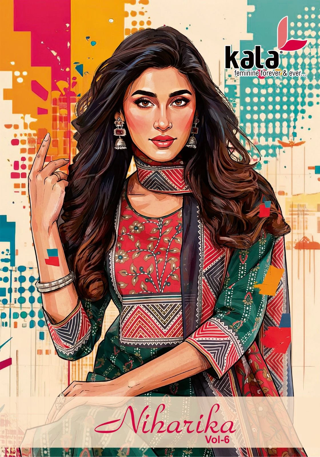Kala Niharika Vol 6 - Readymade Dress 1