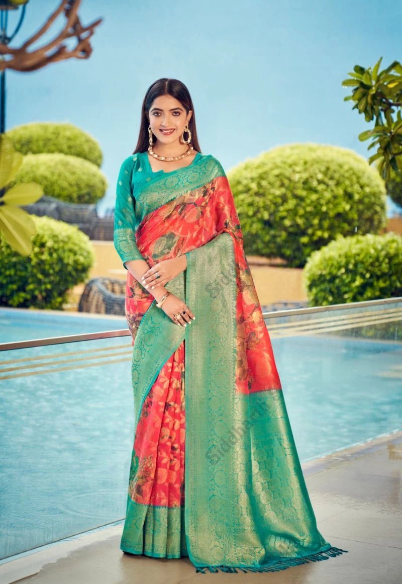 Kanta Pallu Soft Kanta Banarasi Silk Saree Collection 4