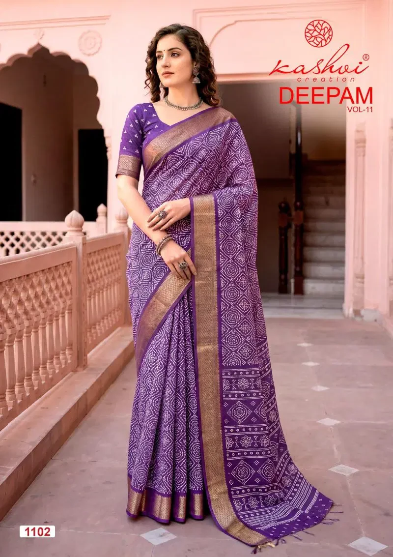 Kashvi Deepam Vol 11 Dola Silk Saree Collection