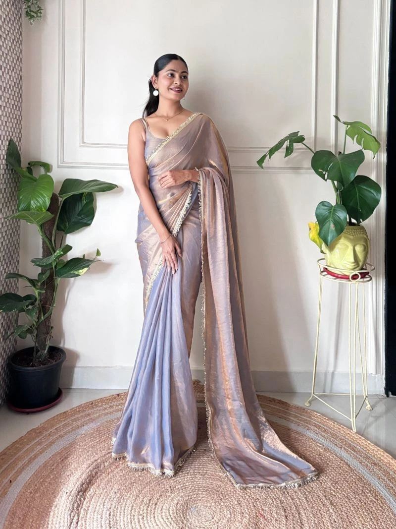 Kc 845 Fendy Satin Party Wear Saree Collection