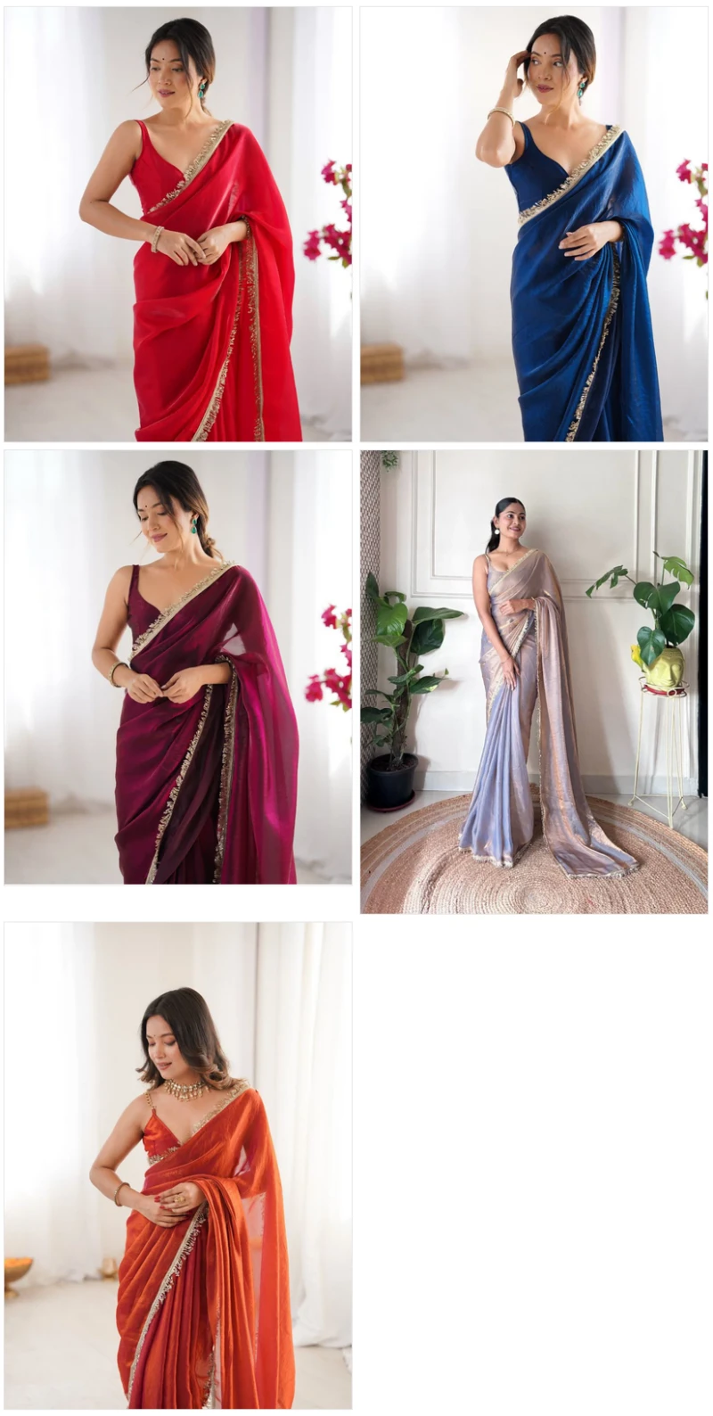 Kc 845 Fendy Satin Party Wear Saree Collection