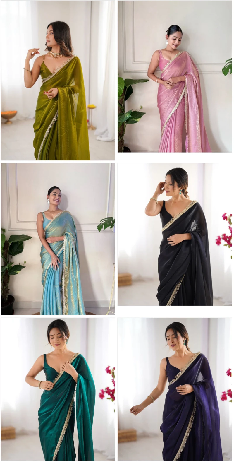 Kc 845 Fendy Satin Party Wear Saree Collection