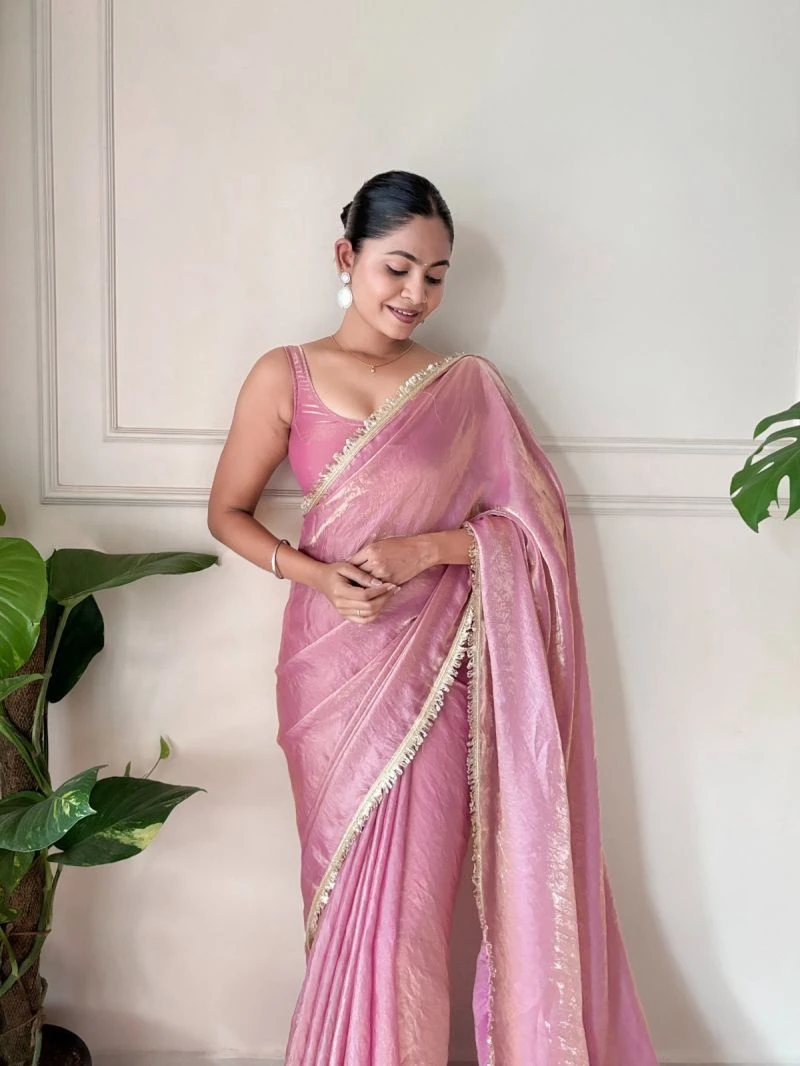 Kc 845 Fendy Satin Party Wear Saree Collection