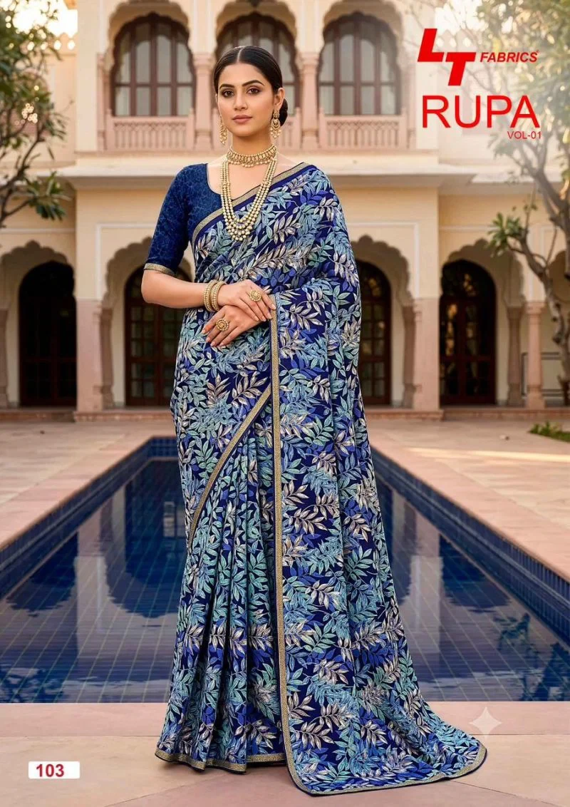 Lt Rupa Vol 1 Dola Silk Printed Saree Collection