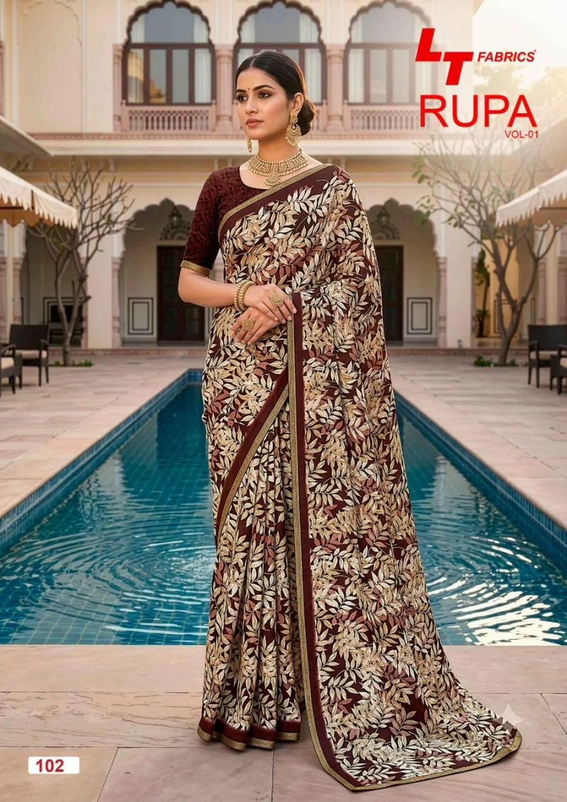 Lt Rupa Vol 1 Dola Silk Printed Saree Collection