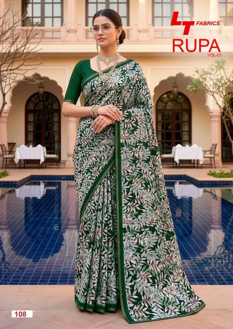 Lt Rupa Vol 1 Dola Silk Printed Saree Collection