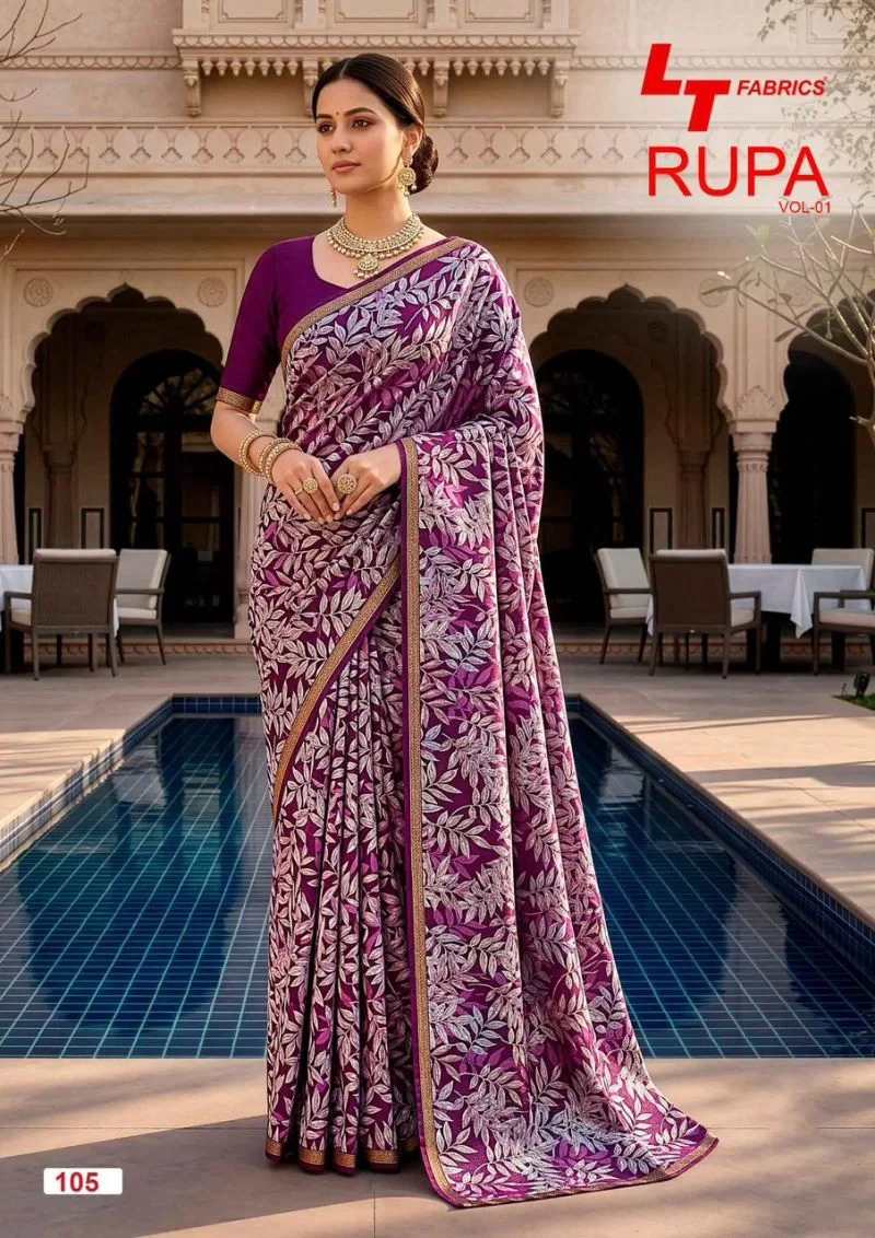 Lt Rupa Vol 1 Dola Silk Printed Saree Collection