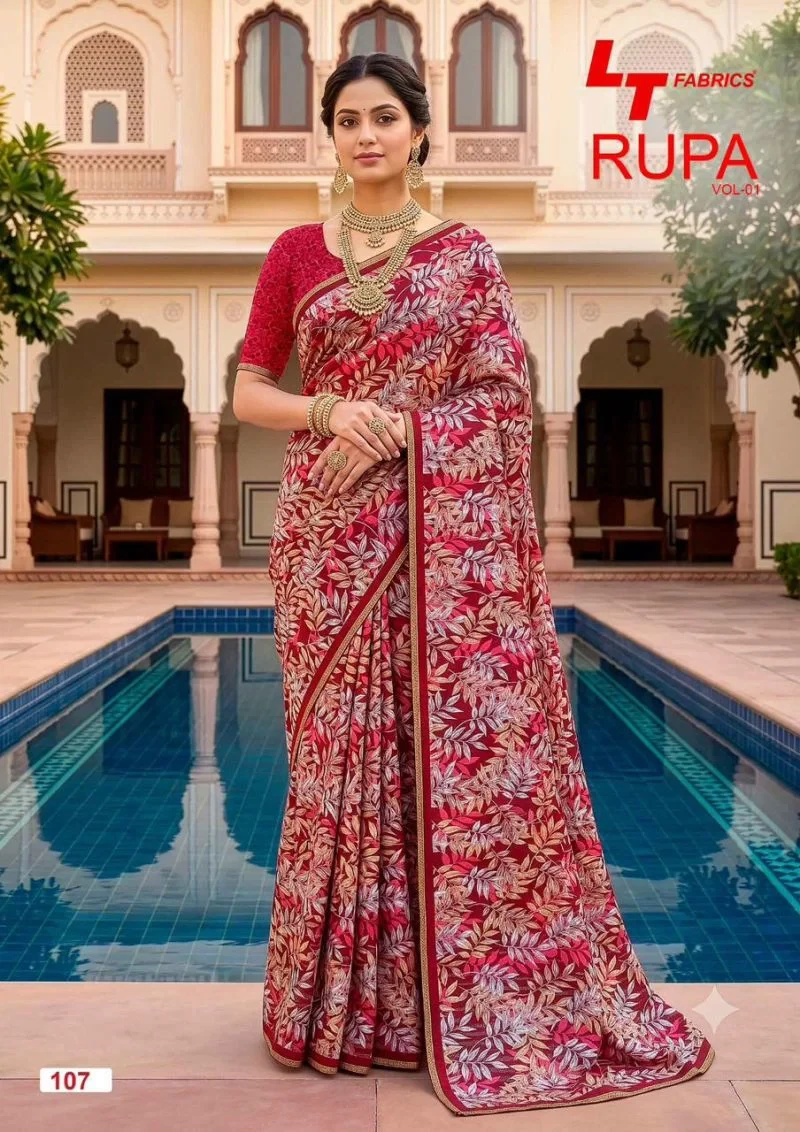 Lt Rupa Vol 1 Dola Silk Printed Saree Collection